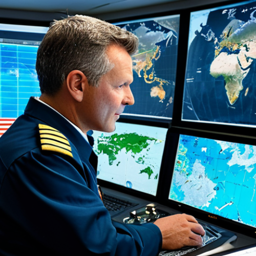 Home 4 Pre-Flight Weather Briefing**
"A professional pilot in a modern flight planning room, studying weather charts and satellite imagery on a large screen. He is wearing a pilot's uniform, fully clothed in appropriate attire. The scene is well-lit and organized, showcasing advanced weather analysis tools. Include wind charts, isobar maps, and a surface analysis. Safe for work, appropriate content, family-friendly, professional aviation setting, perfect anatomy, correct proportions, high-quality render, dramatic lighting."
**