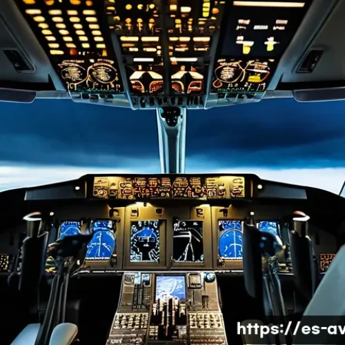 항공 기상학 및 기후 분석 - A commercial airplane flying through turbulent weather at cruising altitude, with visible dark storm...